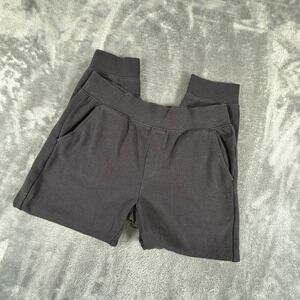 Athletic Works Boys Husky LG 10/12 Black Jogger Sweatpants Activewear Bottoms